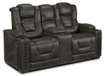 Dakota Power Reclining Loveseat - Charcoal