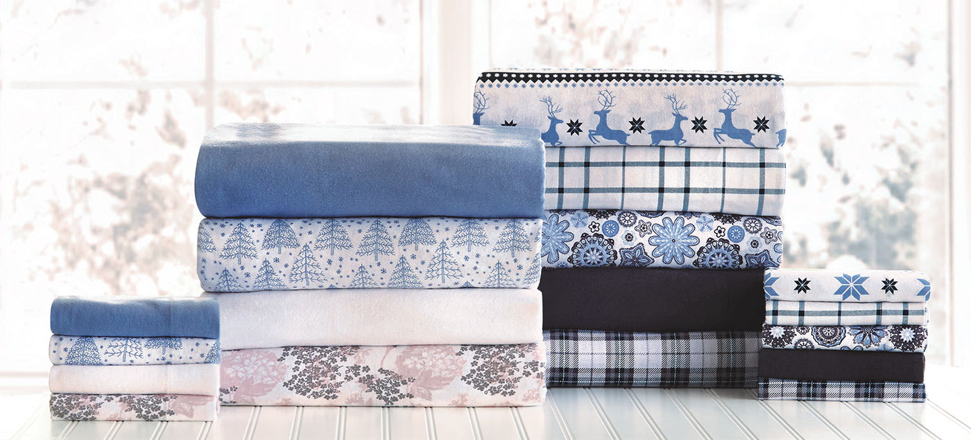 Wintry Full Sheet Set - Multicoloured