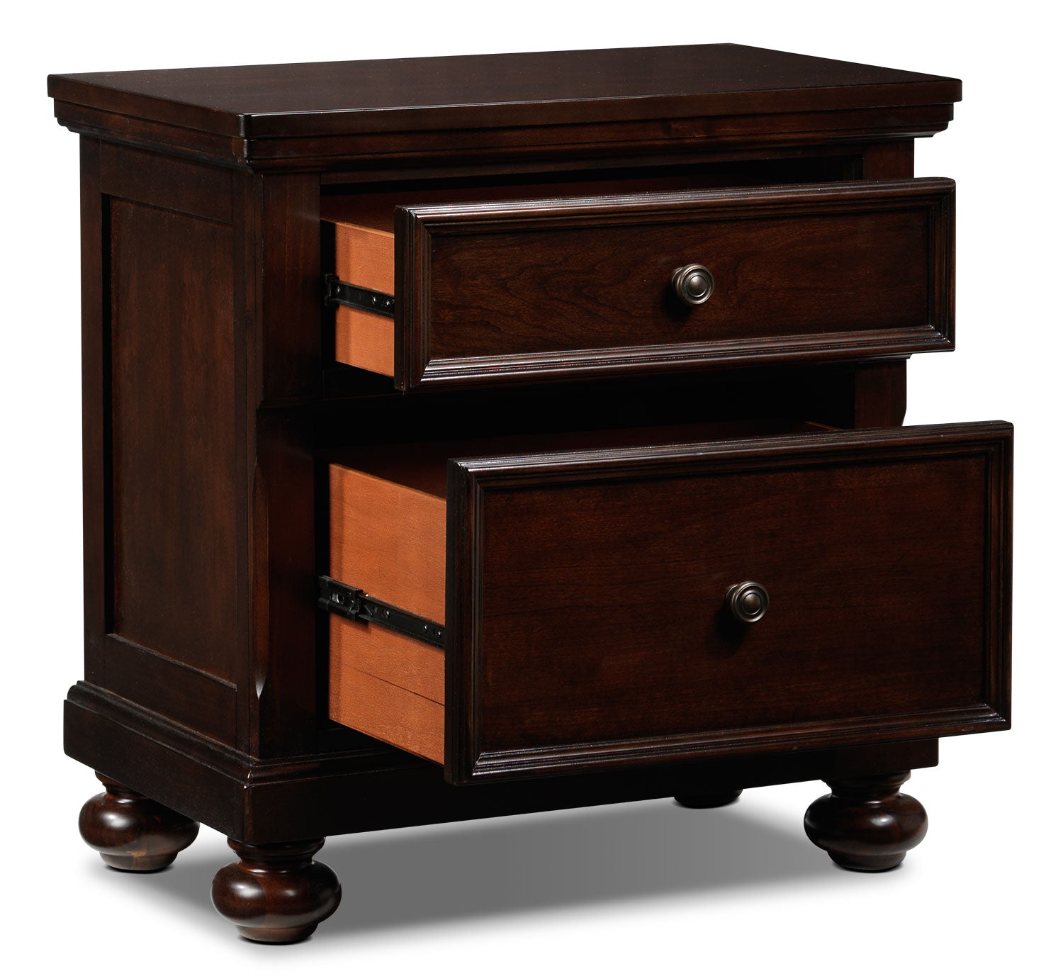 Chester Night Table - Cherry | Leon's