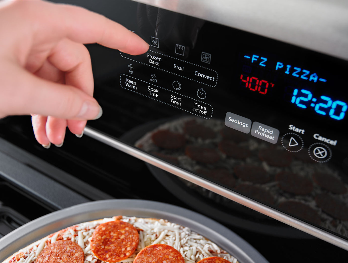 Whirlpool Stainless Steel Electric Double Range (6.7 Cu. Ft.) - YWGE745C0FS