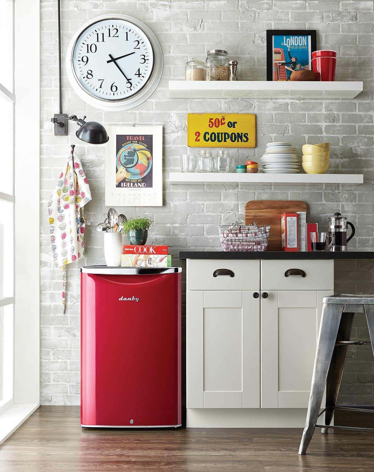 Danby Red Compact Refrigerator (4.4 Cu. Ft.) - DAR044A6LDB