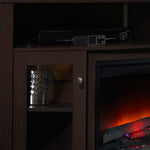 Lasalle Fireplace TV Credenza - Espresso