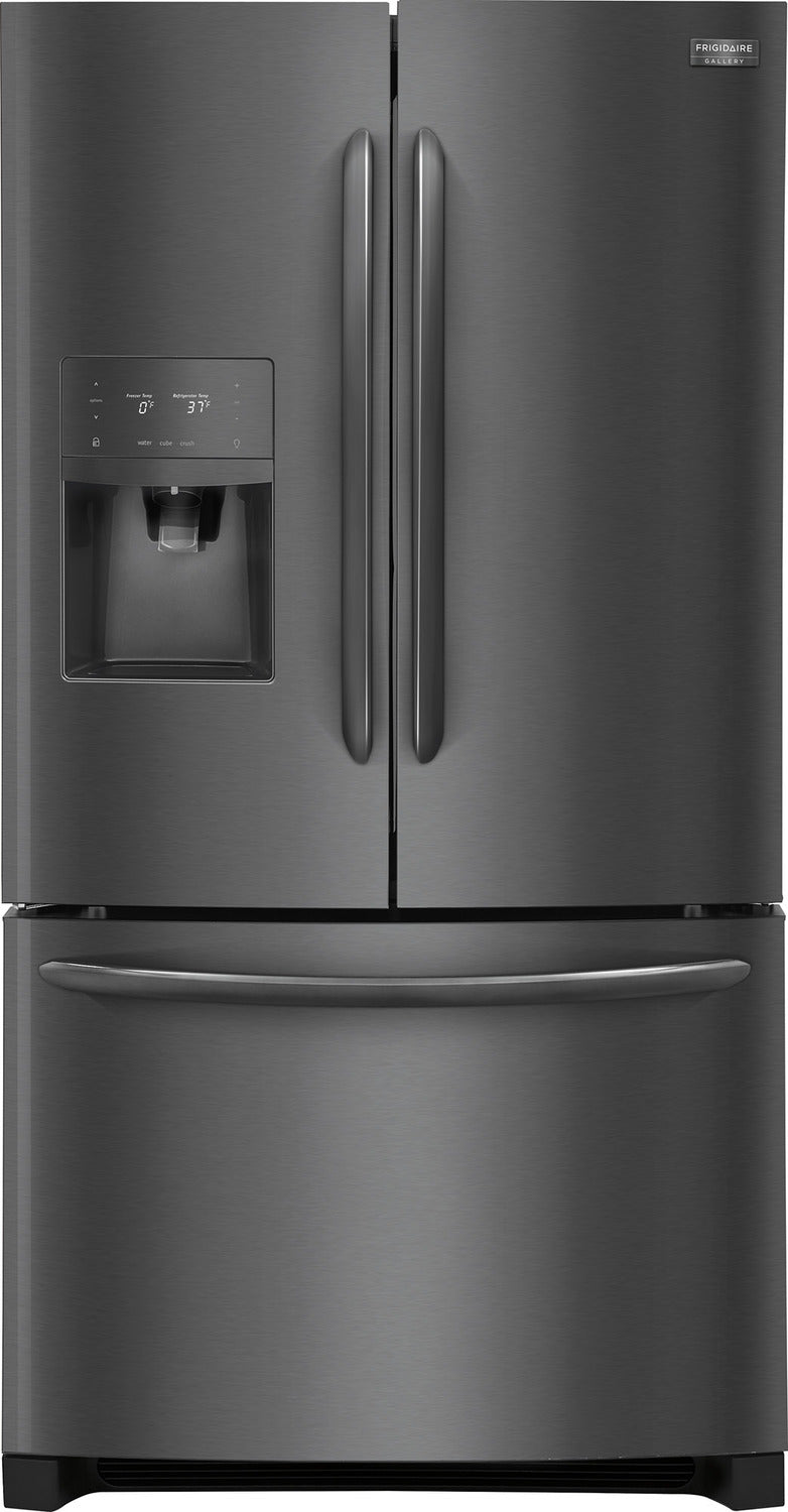 Frigidaire Gallery Black Stainless Steel French Door Refrigerator  (21.7 Cu. Ft.) - FGHD2368TD