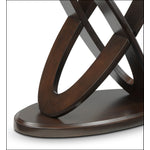 Atomic 48" Sofa Table - Brown Cherry