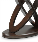 Atomic 48" Sofa Table - Brown Cherry