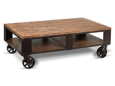 Pinebrook Coffee Table - Distressed Natural Pine