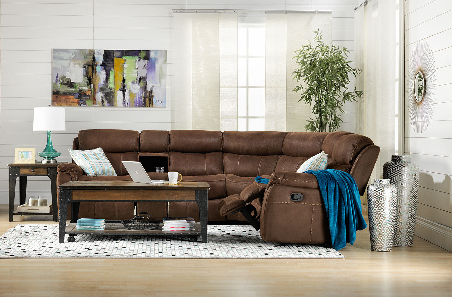 Lakehurst End Table - Aged Oak