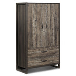 Hudson Armoire - Rustic Brown