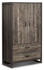 Hudson Armoire - Rustic Brown