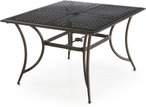 Manhattan Outdoor Square Dining Table - Light Brown
