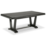 Imari 7-Piece Dining Set - Black and Grey