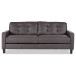 Kylie Leather Sofa - Coffee