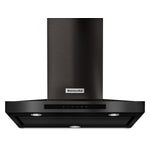 KitchenAid Black Stainless Steel 30" 600 CFM Wall-Mount Canopy Range Hood - KVWB600DBS