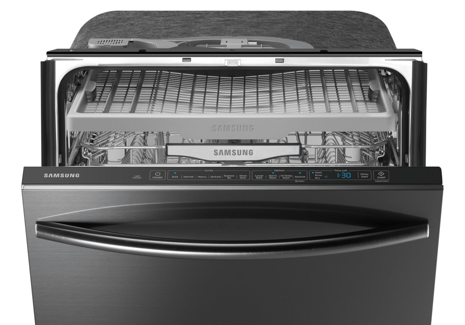 Samsung Black Stainless Steel 24" Dishwasher -	DW80K7050UG/AC