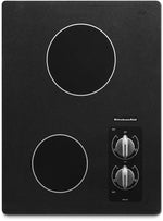 KitchenAid Black 15" Electric Cooktop - KECC056RBL