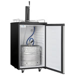 Danby Silver Single Tap Keg Cooler (5.4 Cu. Ft.) - DKC054A1BSLDB