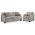 Agnes Sofa and Chair Set - Taupe
