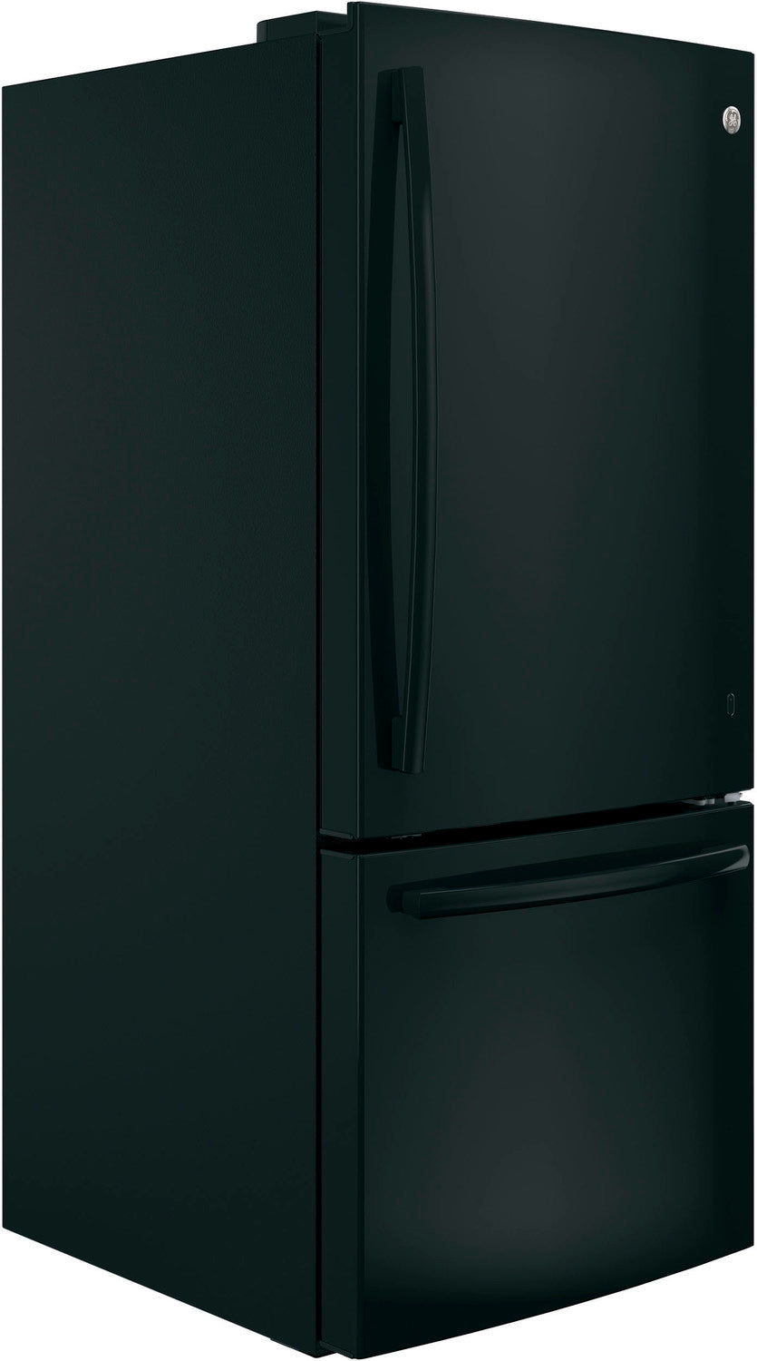 GE Black BOTTOM-FREEZER REFRIGERATOR (20.9 CU. FT.) - GBE21AGKBB