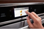 Whirlpool Black-on-Stainless Steel Wall Oven (5 Cu. Ft.) w/ Microwave (1.4 Cu. Ft.) - WOC75EC0HS