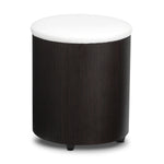 Serpentine 51.5" Coffee Table with Two Ottomans - Espresso