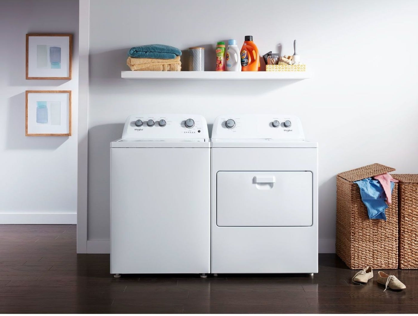 Whirlpool White Top-Load Washer (4.4 Cu. Ft. IEC) - WTW4855HW