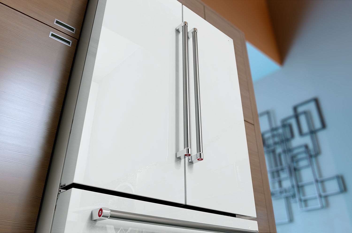 KitchenAid White French Door Refrigerator (25 Cu. Ft.) - KRFF305EWH