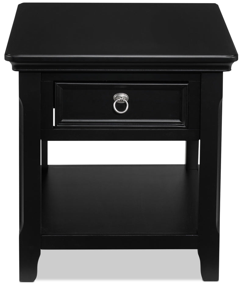 Turner Side Table Black Leon's
