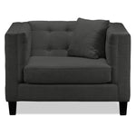 Astin Chair and a Half - Dark Grey