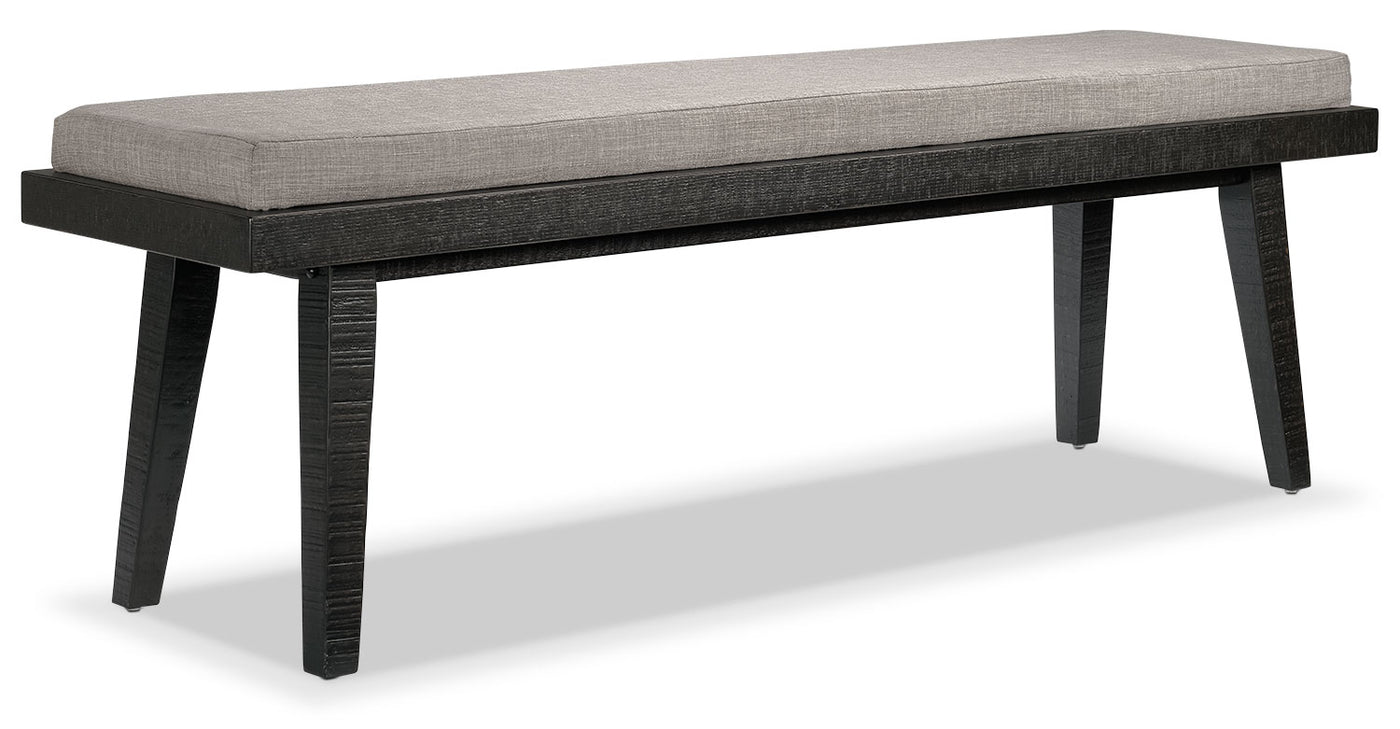 Imari 6-Piece Dining Set - Black and Grey