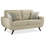 Julian Sofa and Loveseat Set - Beige