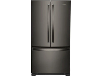 Whirlpool Black Stainless Steel Counter-Depth French Door Refrigerator (20 Cu. Ft.) - WRF540CWHV