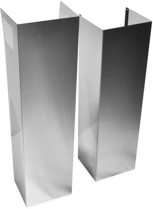 Whirlpool Stainless Steel 30" Wall Hood Chimney Extension Kit - EXTKIT10ES