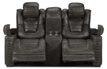 Dakota Power Reclining Loveseat - Charcoal
