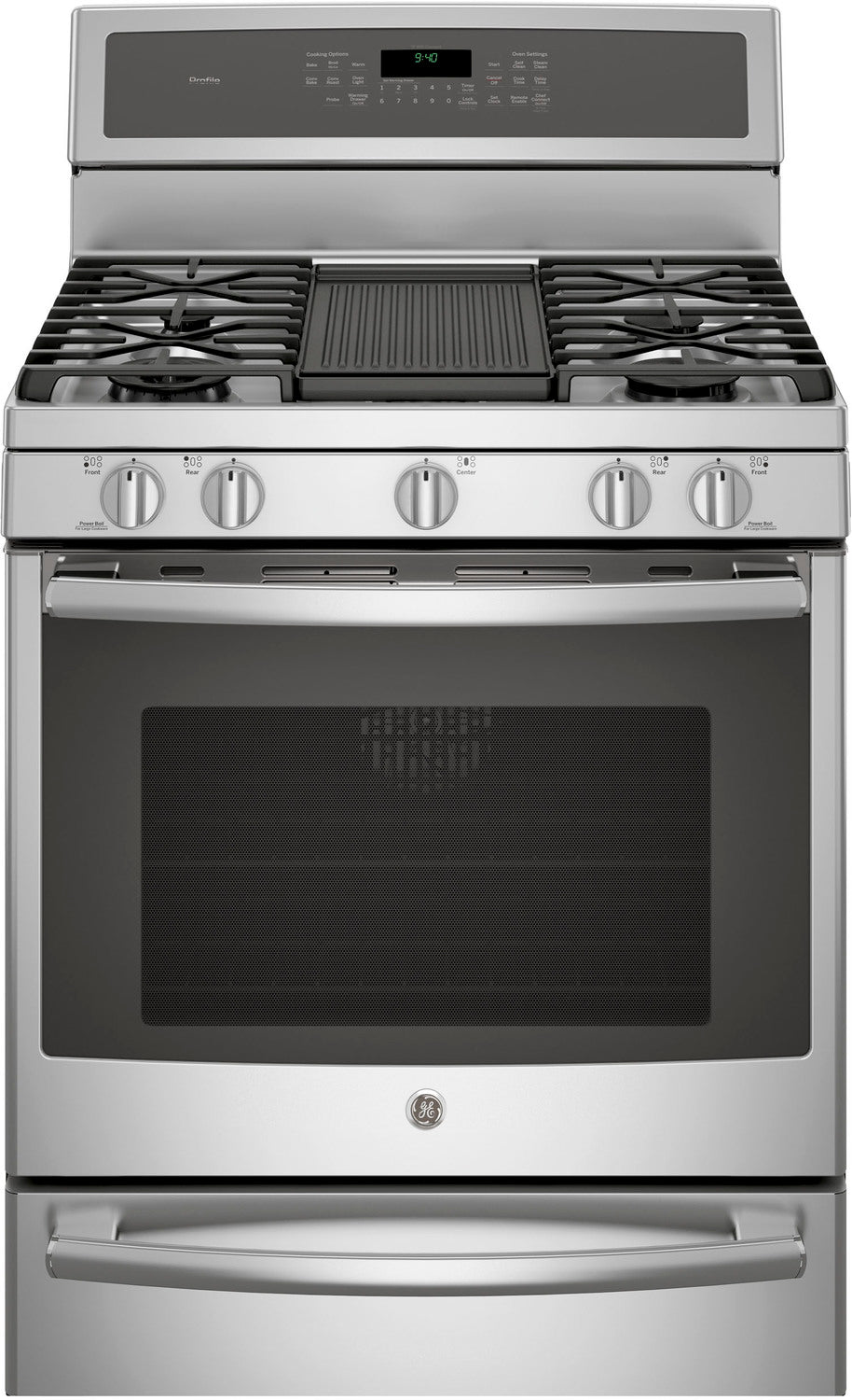 GE Profile Freestanding Gas Convection Range (5.6 Cu. Ft.) -  PCGB940ZEJSS