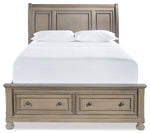 Windchester 3-Piece King Storage Bed - Grey