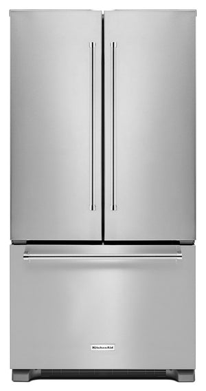 KitchenAid Stainless Steel French Door Refrigerator (21 Cu. Ft.)  - KRFC302ESS