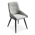 Gina Side Chair - Beige and Grey
