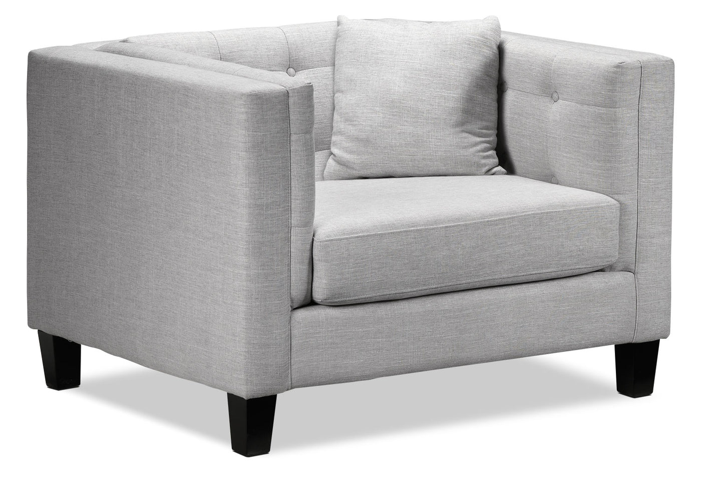 Astin Sofa and Chair and a Half Set - Grey