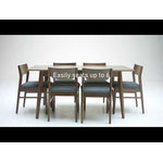 Lenard 5-Piece Extendable Dining Set - Walnut