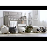 Rabbit Storage Ottoman - Dark Grey