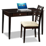 Tyndall Desk and Chair Package - Espresso