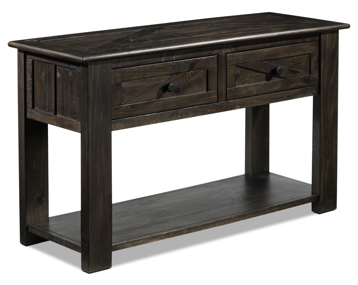 Gable 50" Sofa Table - Weathered Charcoal
