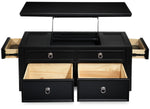 Turner 46" Lift-Top Coffee Table - Black