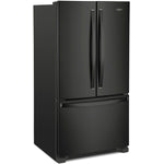 Whirlpool Black Counter-Depth French Door Refrigerator (20 Cu. Ft.) - WRF540CWHB