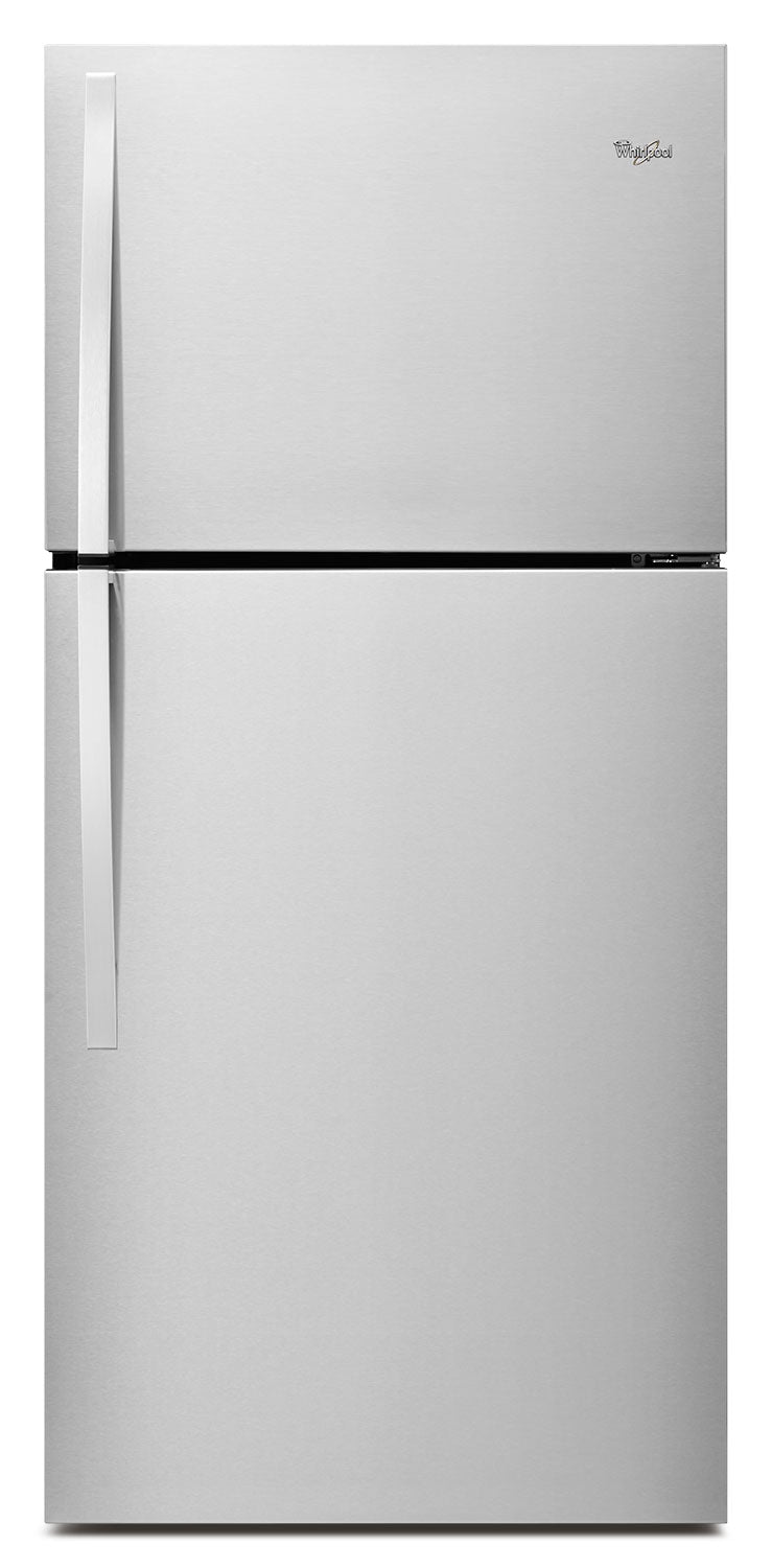 Whirlpool Monochromatic Stainless Steel Top-Freezer Refrigerator (19.2 Cu. Ft.) - WRT519SZDM