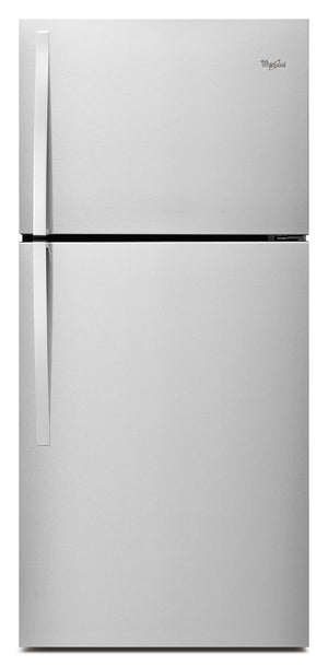 Whirlpool Monochromatic Stainless Steel Top-Freezer Refrigerator (19.2 Cu. Ft.) - WRT519SZDM