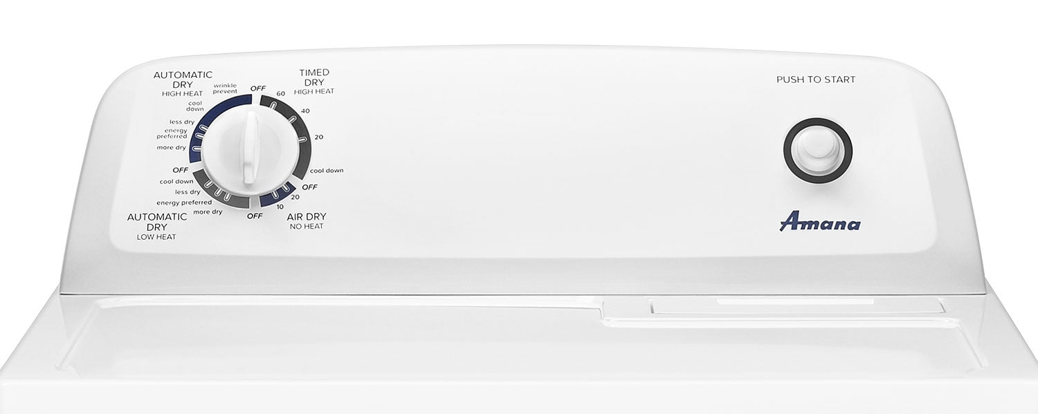 Amana White Electric Dryer (6.5 Cu. Ft.) - YNED4655EW