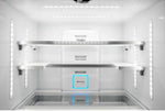 Whirlpool Stainless Steel Counter-Depth French Door Refrigerator (24 Cu. Ft.) - WRF954CIHZ