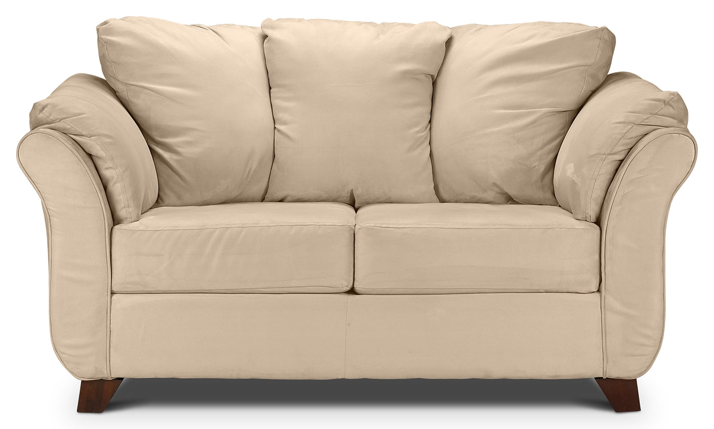 Collier Sofa and Loveseat Set - Beige