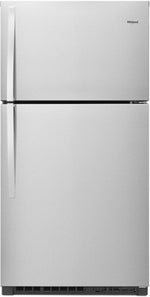 Whirlpool 32.8" 21 Cu. Ft. Stainless Steel Top-Freezer Refrigerator - WRT541SZDZ